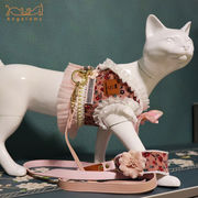 犬の鎖猫の鎖ペットの胸のハーネス猫用品はカスタマイズされたロゴにすることができます