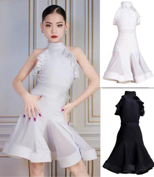 女の子ラテンダンス衣装キッズラテンダンスウェア練習着子供