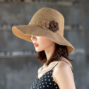 2024.5・ レディース用帽子・おしゃれ・麦わら帽子・紫外線対策・ファッション帽♪