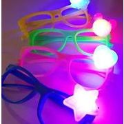 光り物玩具 光るダテメガネ 12個セット 光るおもちゃ 光り物玩具 光るメガネ 光る メガネ イベント