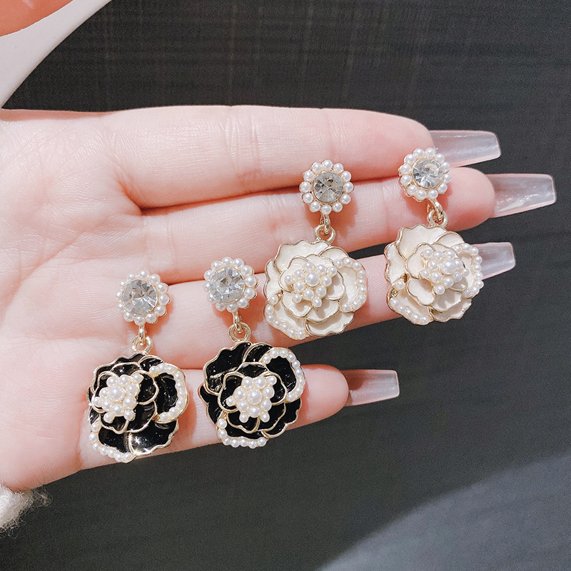 2026年人気新作 ピアス フラワー ジュエリー 耳飾り 925シルバー アクセサリー レディース パール 大人