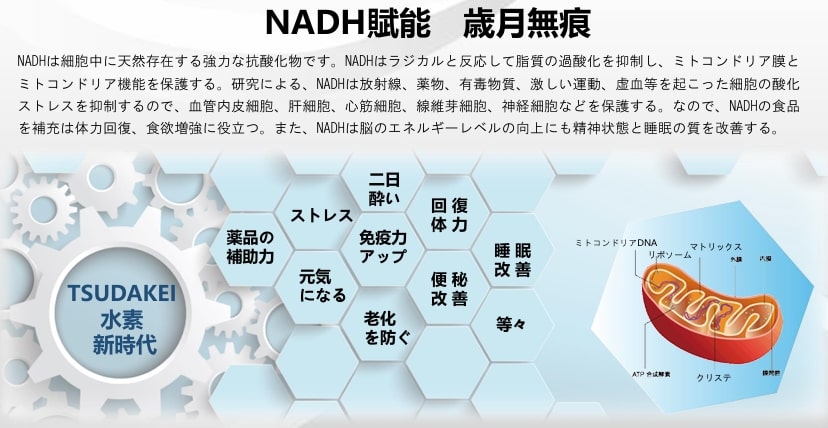 TSUDAKEI 水素 海外大人気☆TSUDAKEI HYDROGEN 和漢 水素サプリメント 90粒