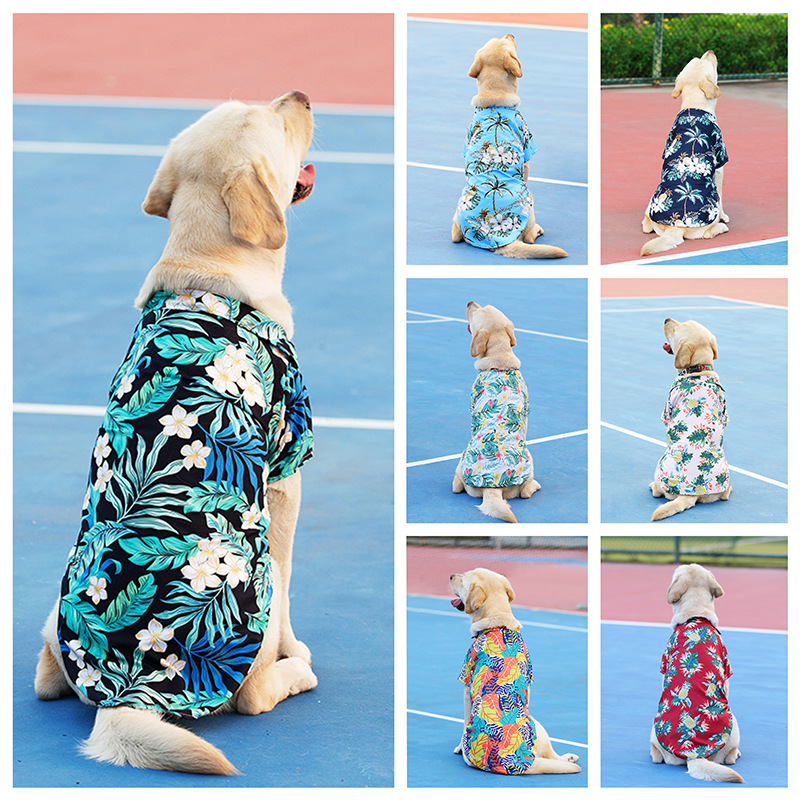 新作 大きいサイズ 大型犬 小型犬 ハワイイ 犬服 犬の服 犬 猫 猫服 ネコ ペット用品(XS-5XL)