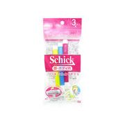 Ｓｃｈｉｃｋ女性用使い捨てカミソリ（３本入）