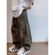 メンズ ボトムス ズボン パンツ  デニム ジーンズ ヒョウ柄