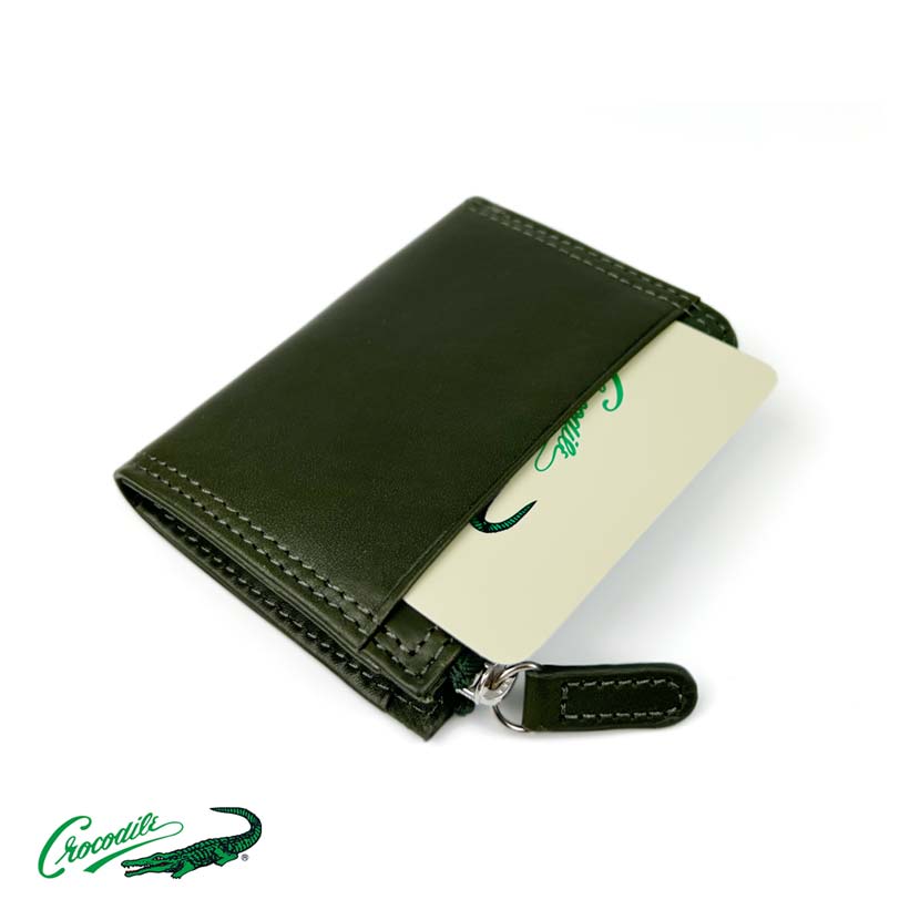 全3色】 CROCODILE クロコダイル リプロ リアルレザー L字