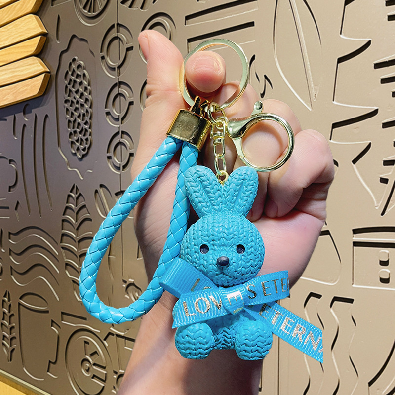 RUKURUKUページです。レジン キーホルダー 猫 うさぎ ペンダント レシピNo.KR0664 アニマルレジンフレーム うさぎ＆ねこの