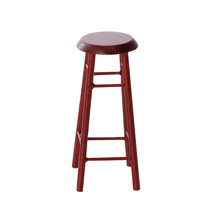 ミニチュア 猫脚アイアンスツール長椅子a.ドールちゃん用サイズ