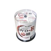 【特LMTq20240619】ALL-WAYS DVD-R データ用 100枚スピンドル ALDR47-16X100PW
