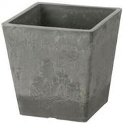 リッチェル ボタニー スクエアポット 10型 ライトグレー(LG)