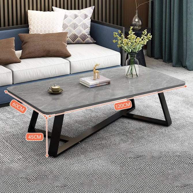 マーブル調 コーヒーテーブル ローテーブル リビングテーブル シンプル