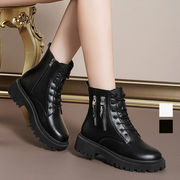 【日本倉庫即納】 トラックソールブーツ 厚底ショートブーツ