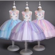 子供ドレス ピアノ発表会 結婚式 キッズ 半袖 夏 フォーマルドレス