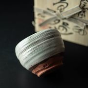 小抹茶碗 粉引刷毛目【木箱入り】[美濃焼]