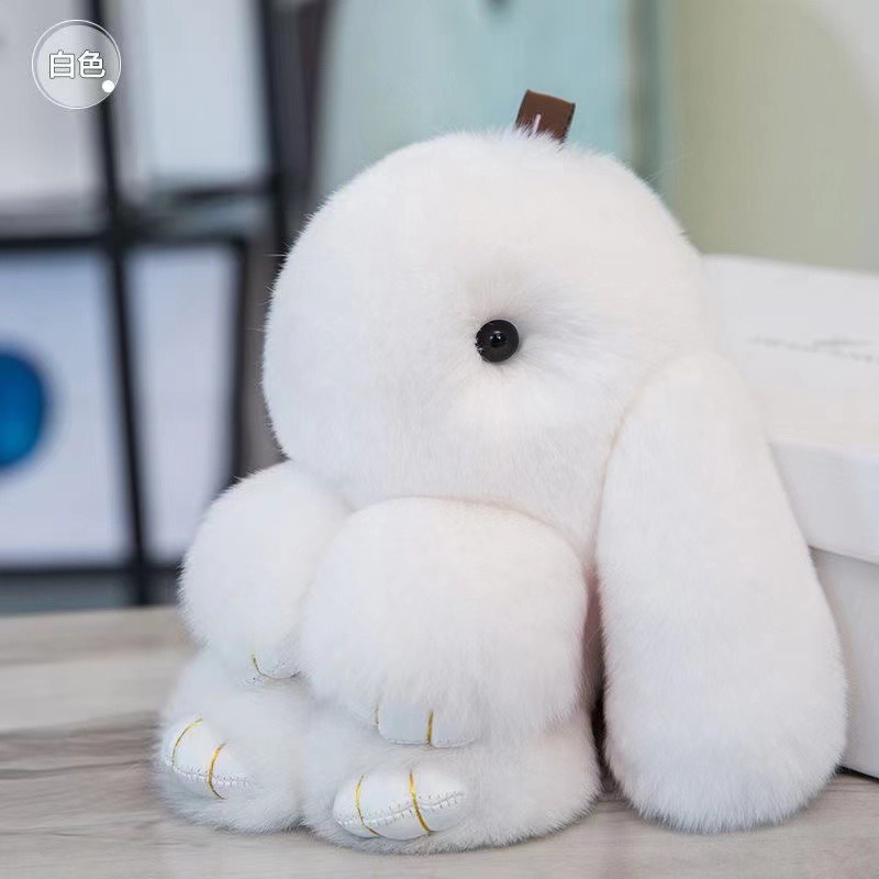 5色   ウサギのぬいぐるみキーホルダー   かわいい動物のキーホルダー  人気のある  うさぎ雑貨