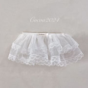 レーススカート　S~L　重ね着コーデ　韓国キッズ服