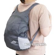 折りたたみ　リュックサック　グレー