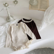 ベビー服　66~90cm　キッズロンパース　レースポイント　オールインワン　韓国子供服