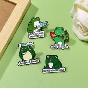 4色  カエル ブローチ 動物  蛙  暗殺者  カエル ブローチ ピン  ラペルピン  バッジ カエルアクセサリー