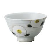 白椿飯碗　縁起物/キッチン/碗/皿/ボウル/茶わん/日本製