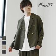 【ジャケット】トロピカルシャンブレー 4BWテーラードジャケット／MinoriTY