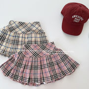 2024新品　子供服　キッズ　スカート　 90-150cm　 2色