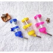 ペットチンチラうさぎ酒飲みぶら下げ飲用ケトルハムスターウォーターカップ大型250ML自動給餌ケトル