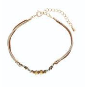 TAK-31-2 ビーズチャームブレス2 ゴールド