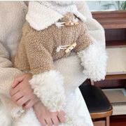 ペット用品  ペット服 アウター ボア 防寒