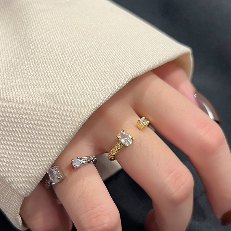 2024.9 レディス指輪 シルバー925 指輪 おしゃれ 女子リング レディス開口指輪 韓国アクセサリー