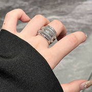 2024.9 レディス指輪  シルバー925 指輪 おしゃれ 女子リング  レディス開口指輪  韓国アクセサリー