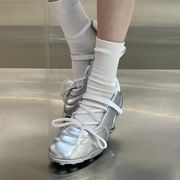 ★全2色★　バレエスニーカー　スニーカーヒール　パンプス　韓国シューズ