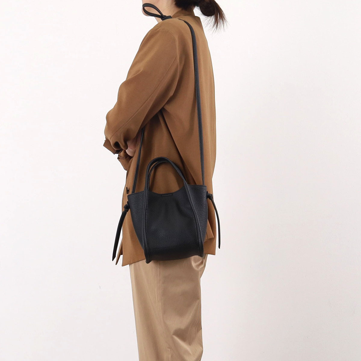 こここ ☆【COOCO クーコ】シュリンクフェイクレザー シンプル2WAY