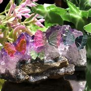 ルース　トルマリン　蝶々　約15mm×12mm　風水　ケース入り