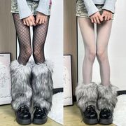 ★2024秋冬レディース服★靴下 裏起毛 厚手 レッグウォーマー  防寒 温かい フットカバー 全2色