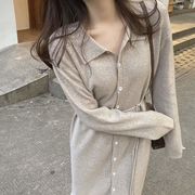 レディース服★ファッション洋服★お洒落ニットワンピース★ 3色