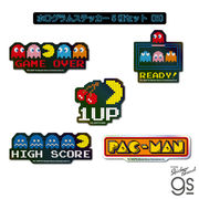 【5種セット：B】 PAC-MAN ホログラムテッカー パックマン ゲーム レトロ キャラクター グッズ PACSET03