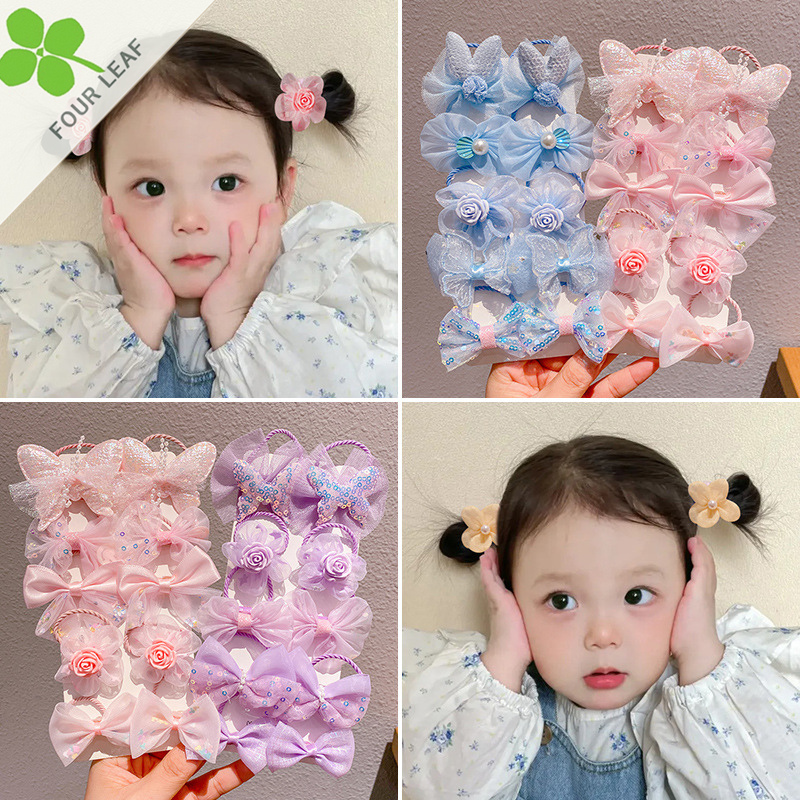 蝶 ヘアピン 10点セット 髪飾り ヘアクリップ 髪留め ヘアアクセサリー 可愛い 子供