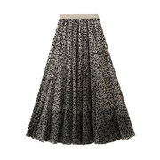 ★全6色★　フレンチロングスカート　Aライン　ハイウェスト　韓国ファッション