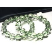☆高品質☆【ブレスレット】アイリスグリーンアメジスト (3A) (約13.5～14mm)