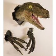 恐竜破壁デザインレジン製壁掛け装飾品