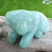 風水 干支 置物 パワーストーン 天然石 アベンチュリン (アベンチュリン干支丑(うし・牛))