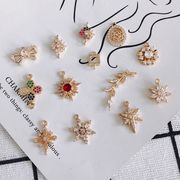 チャーム パーツ ラインストーン コネクターパーツ 素材 アクセサリーパーツ 材料 ハンドメイド ミル打ち