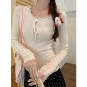 2025年春の人気新作 レディース トップス 長袖 Tシャツ インナー ファッション