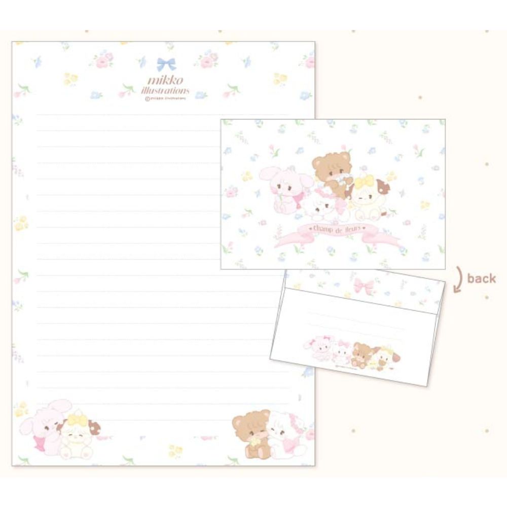 mikko illustrations レターセット ホワイト MIKK-015 | 卸売