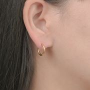 ピアス レディース メンズ 金属アレルギー対応 つけっぱなしOK ステンレス サージカル 316L フープ