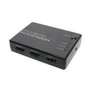 ミヨシ　MCO HDMIセレクタ FULLHD対応 3ポート リモコン付 HDS-FH02/BK