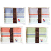 【単品・指定不可】 今治 パイル＆ガーゼハンカチ PGH2525F-4C