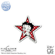 BETTY BOOP(TM) グリッターダイカットステッカー 水玉スター ベティー ブープ(TM) アメリカ キャラ BTY014