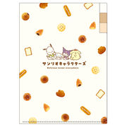 サンリオキャラクターズ  3インデックスクリアファイル チラシ 219049 レトロパン